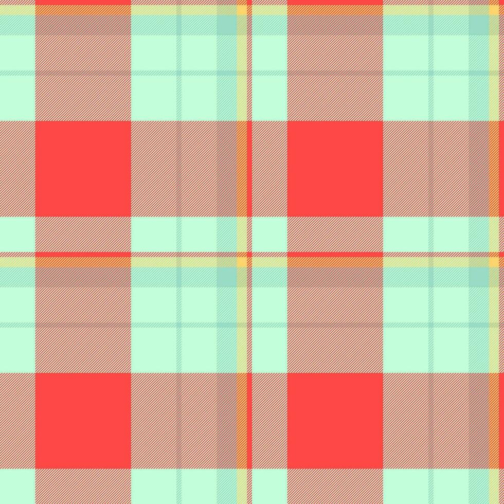 Textur Plaid prüfen von Vektor Hintergrund nahtlos mit ein Tartan Stoff Textil- Muster.