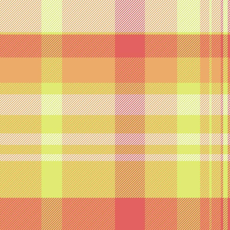 Textil- prüfen Tartan von Plaid Stoff nahtlos mit ein Muster Vektor Hintergrund Textur.