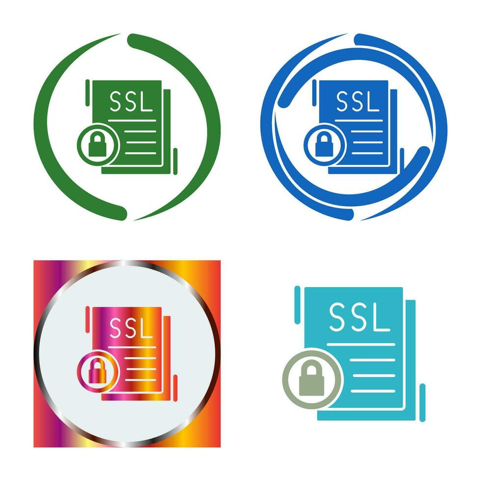 SSL-Vektorsymbol vektor