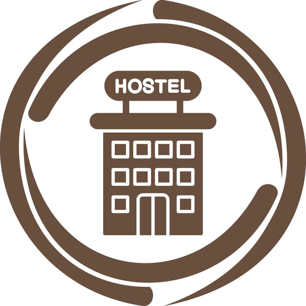 Hostel-Vektor-Symbol vektor