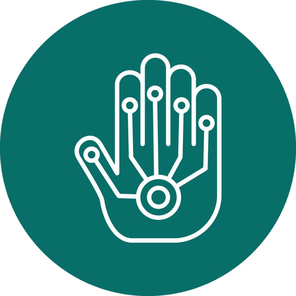 verdrahtet Handschuhe Vektor Symbol