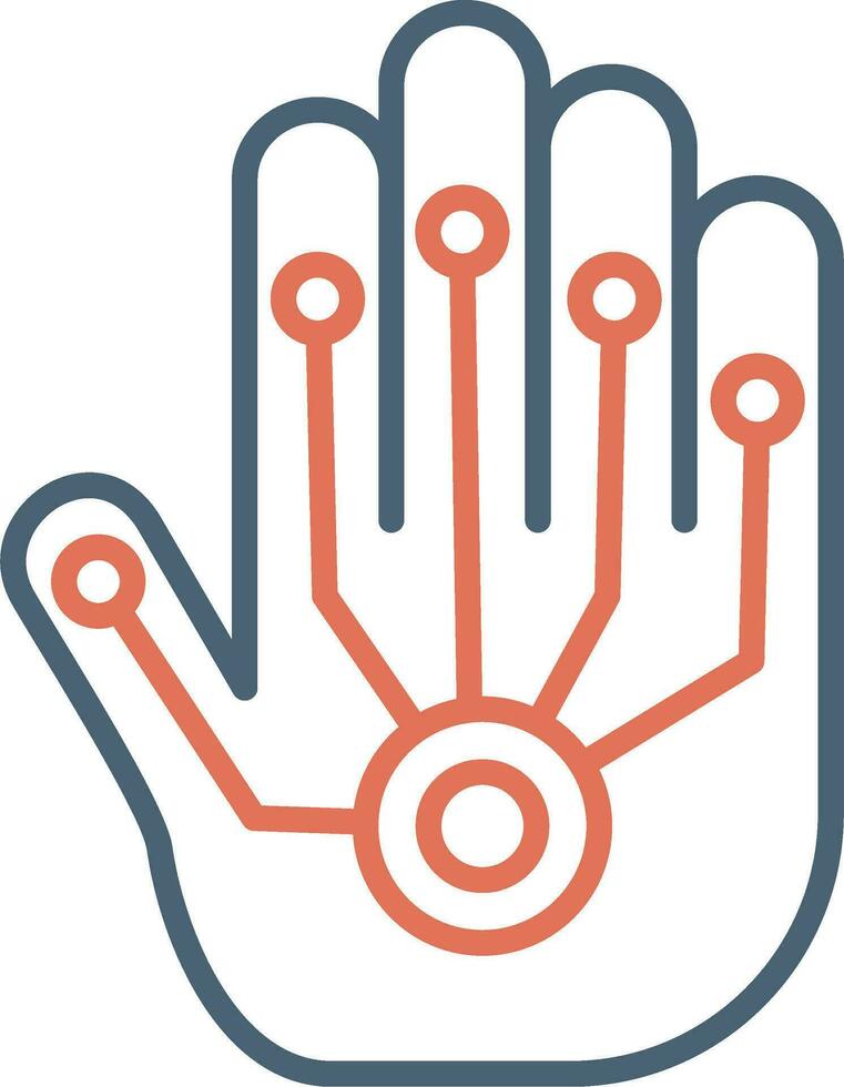 verdrahtet Handschuhe Vektor Symbol