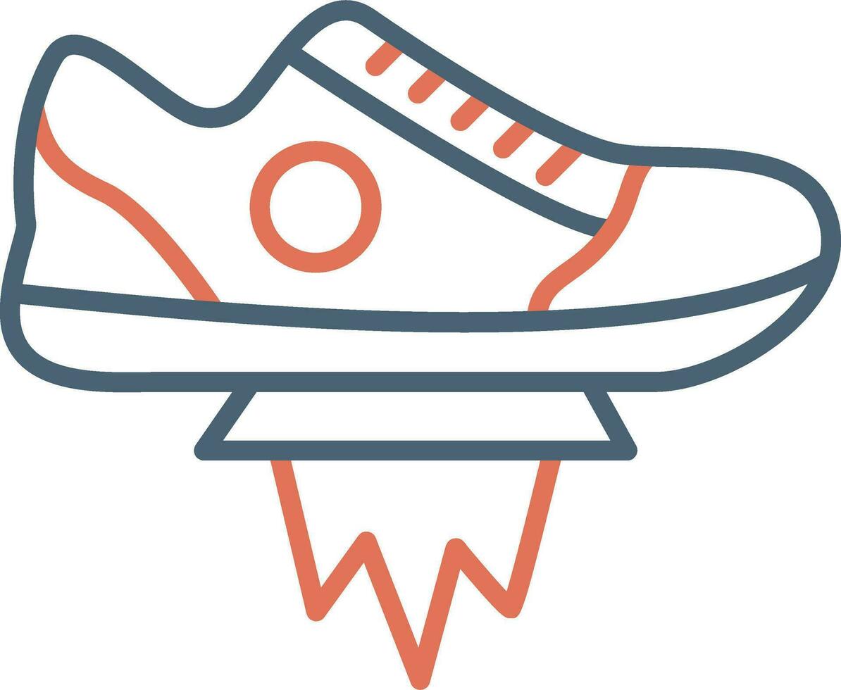 fliegend Schuhe Vektor Symbol