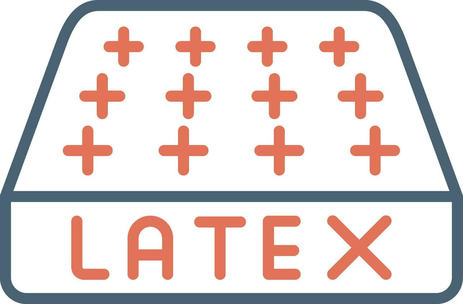 latex vektor ikon