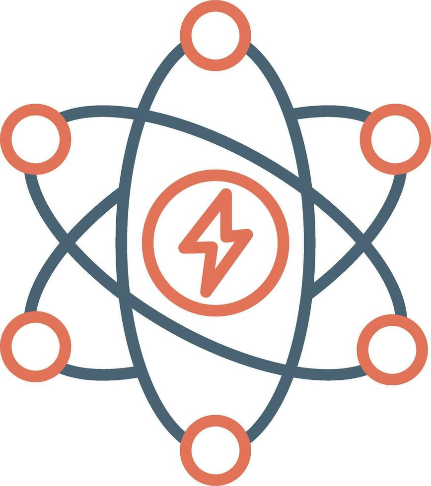 atomar Energie Vektor Symbol