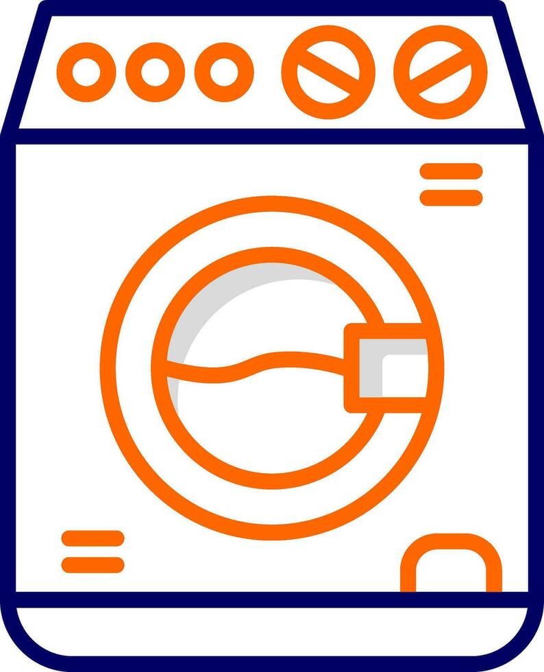 Vektorsymbol für Waschmaschine vektor