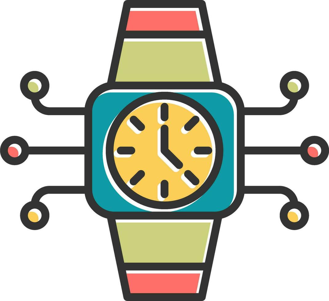 Smartwatch-Vektorsymbol vektor