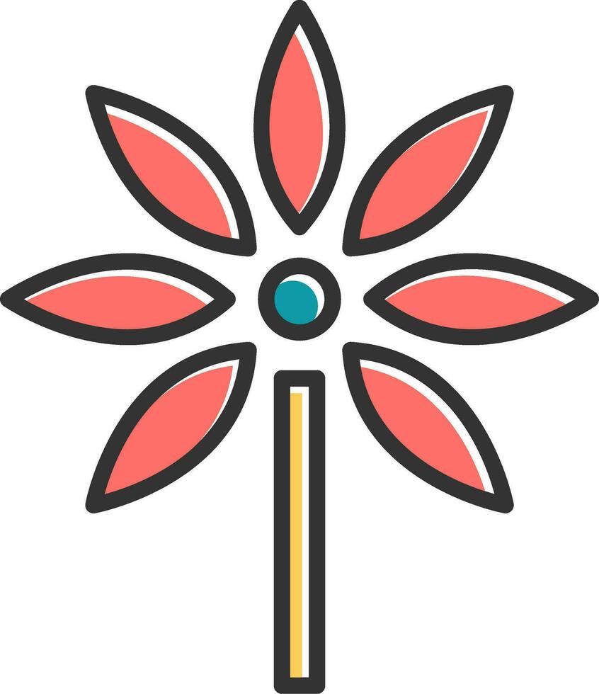 Schefflera Vektor Icon