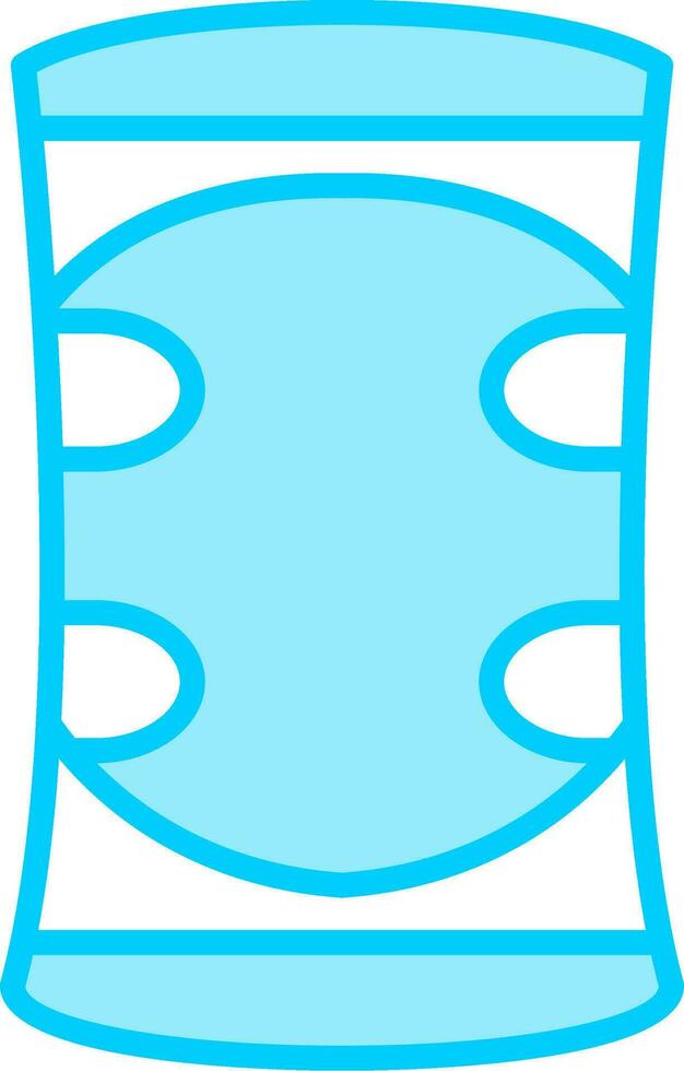 Knie Pad Vektor Symbol