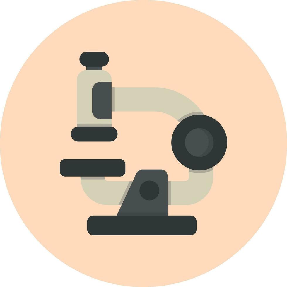 Mikroskop-Vektorsymbol vektor