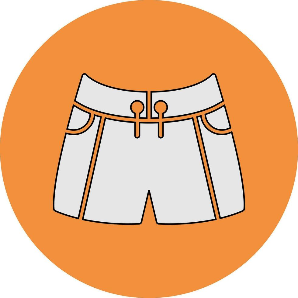 Shorts Vektor-Symbol vektor