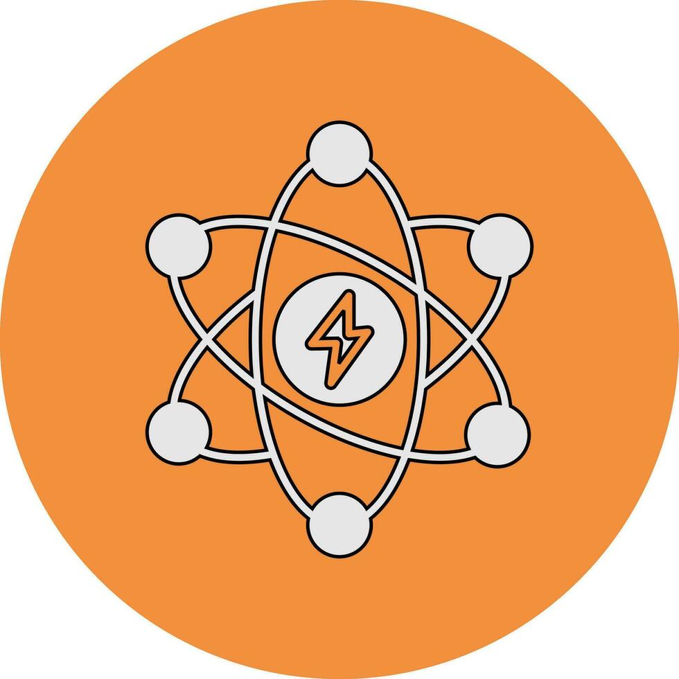 atomar Energie Vektor Symbol