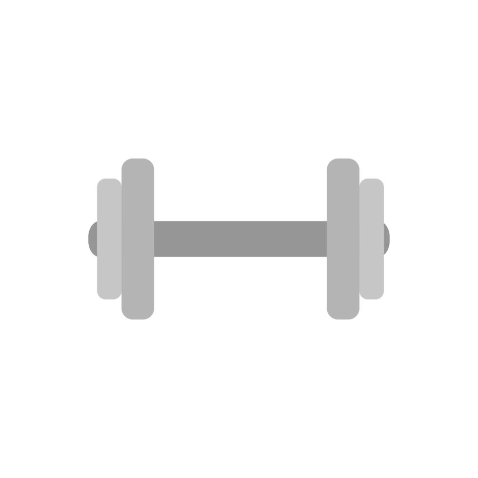 Hantel-Ausrüstung Fitnessstudio isolierte Symbol vektor