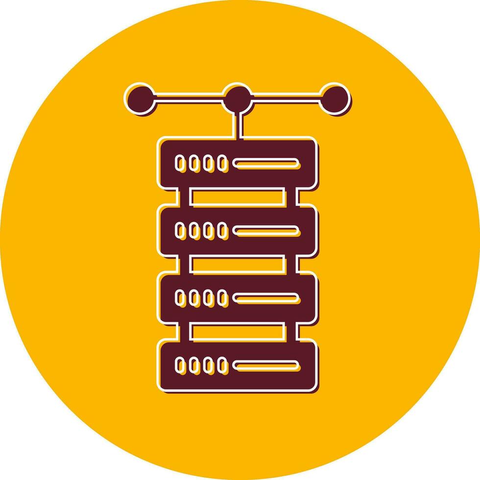 Datenbankvektorsymbol vektor