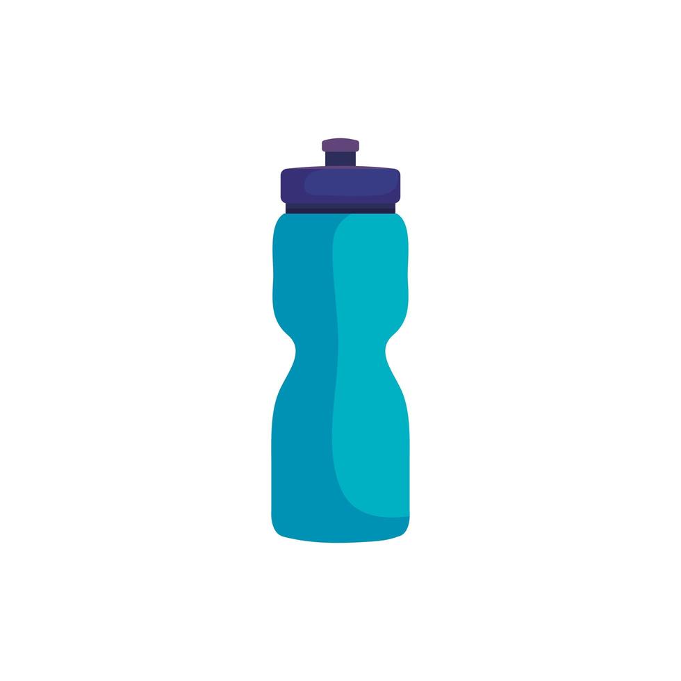 Flasche Wasser Plastik isolierte Symbol vektor