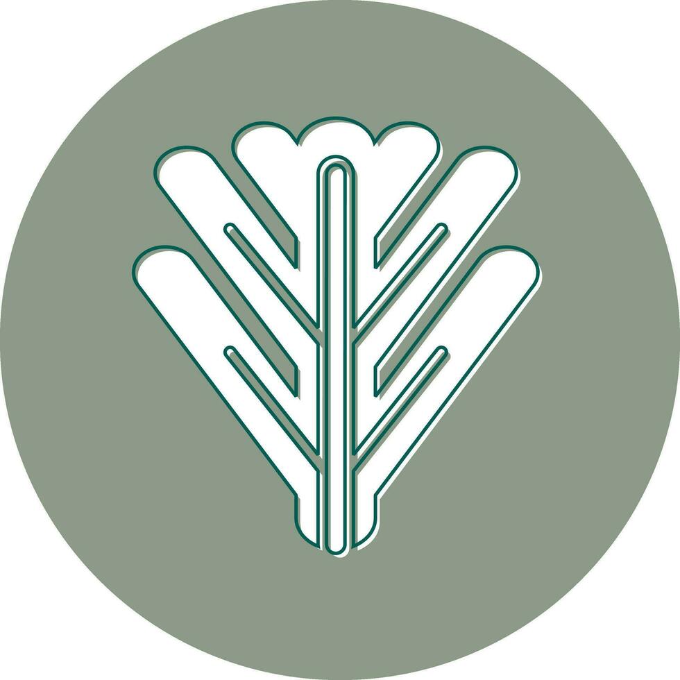 Philodendron Xanadu Vektor Symbol