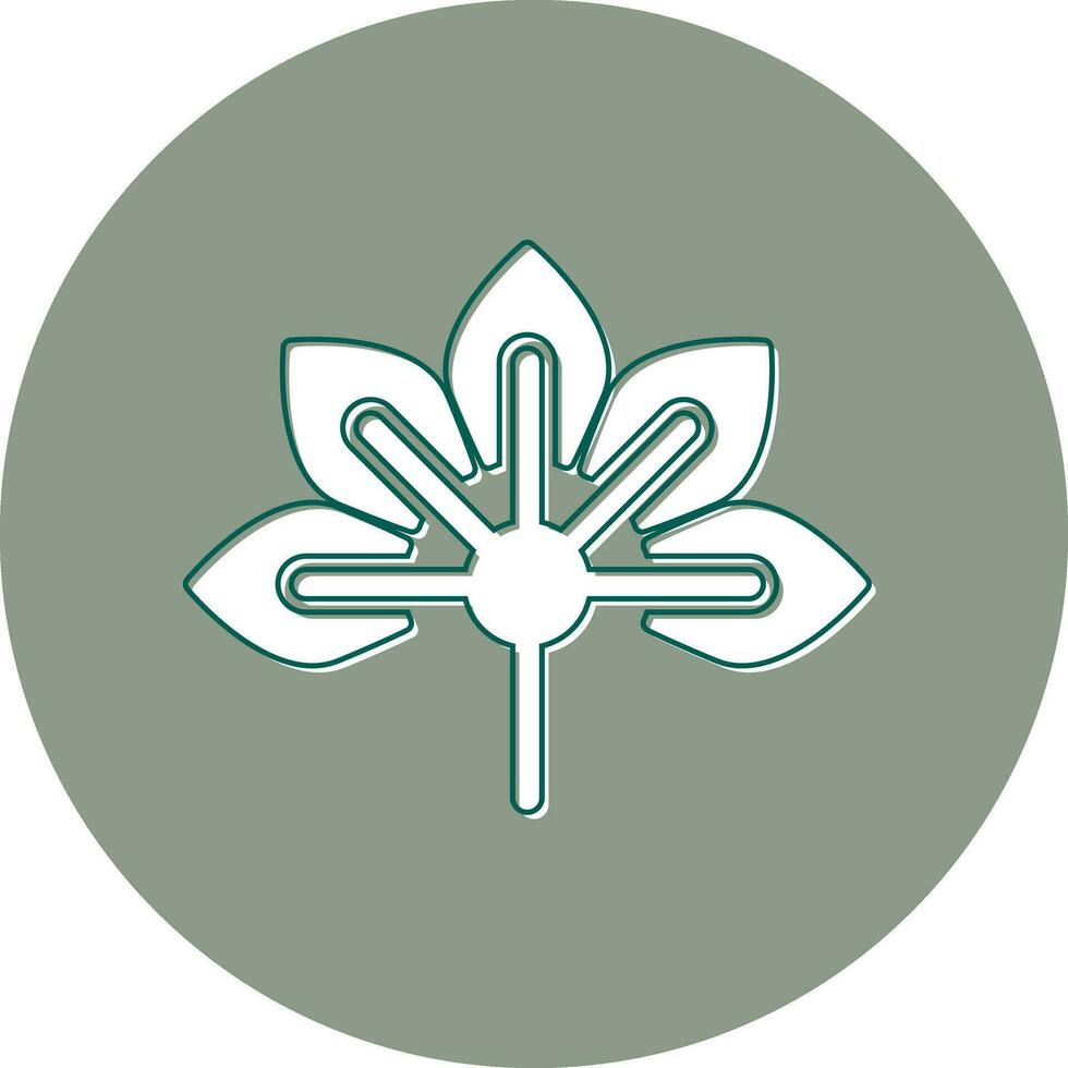 japanisch aralia Vektor Symbol