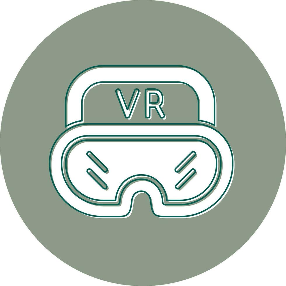 virtuell Brille Vektor Symbol