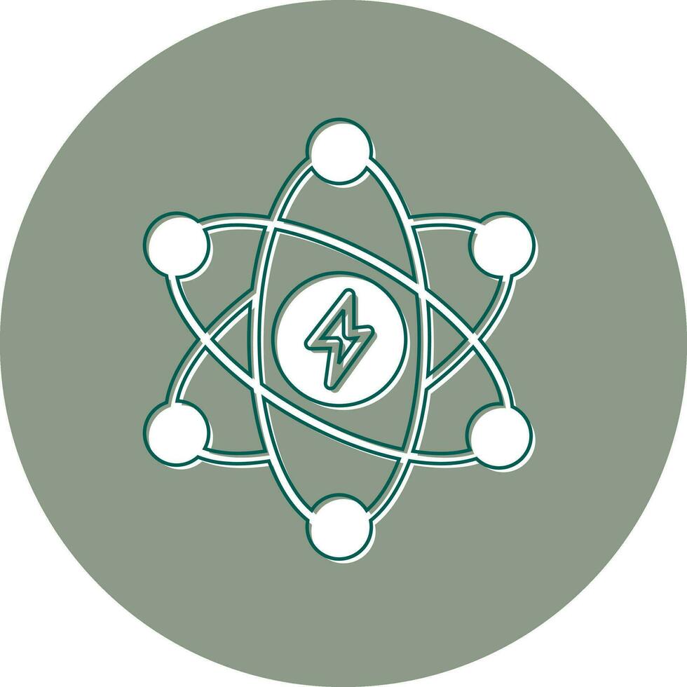 atomar Energie Vektor Symbol