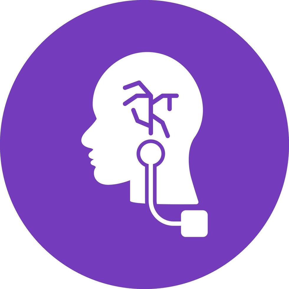 vagus Nerv Stimulation Vektor Symbol