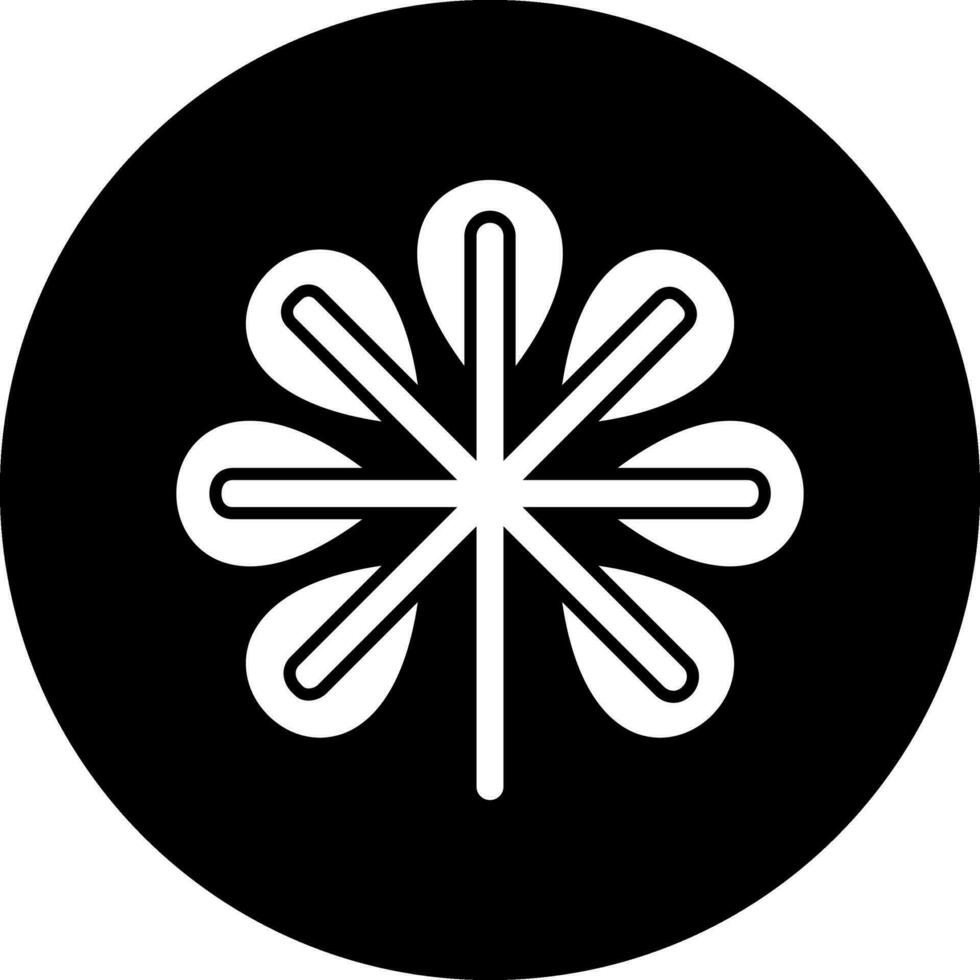 Zwerg schefflera Vektor Symbol