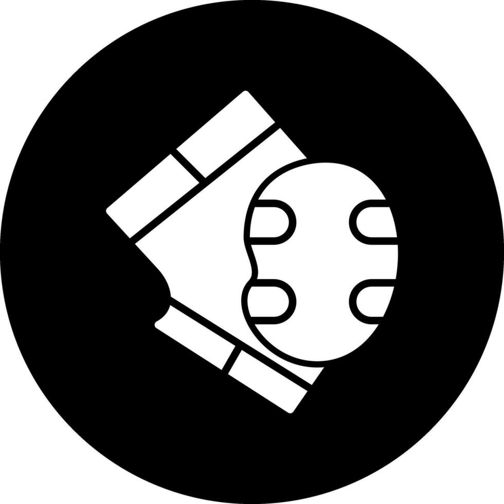 Ellbogen Pads Vektor Symbol