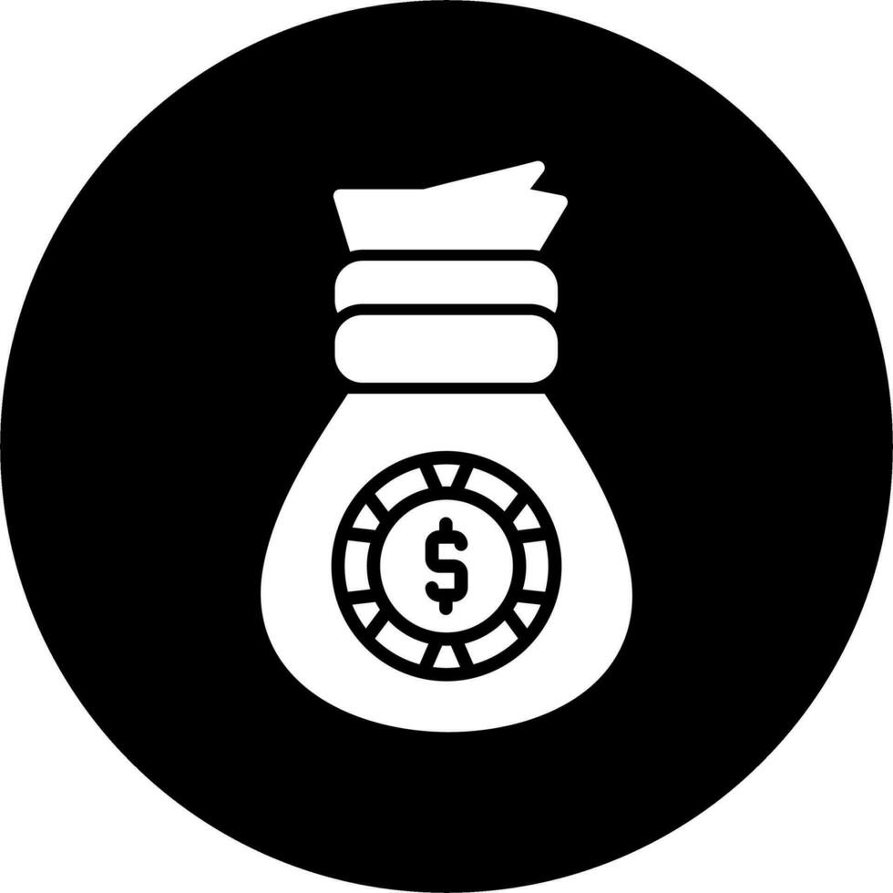 pengar påse vektor ikon