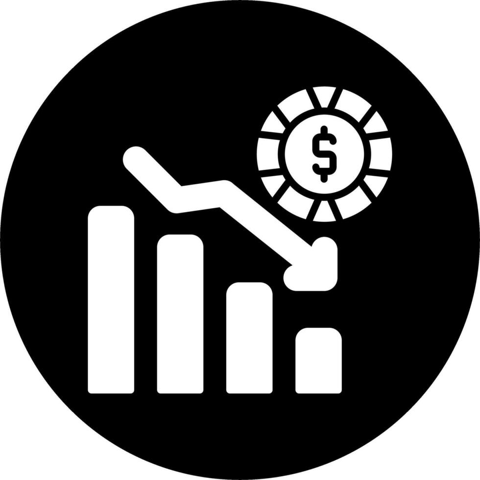 Balkendiagramm-Vektorsymbol vektor