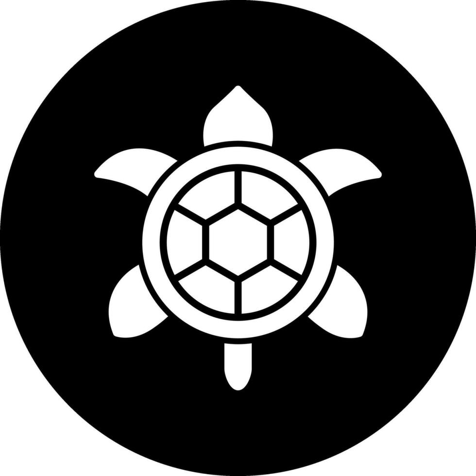 Symbol für Schildkrötenvektor vektor