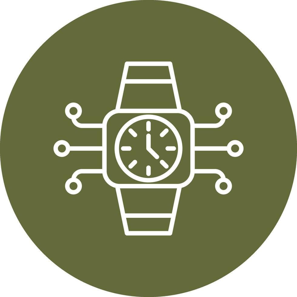 Smartwatch-Vektorsymbol vektor