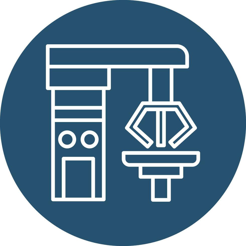 Roboter Chirurgie Vektor Symbol