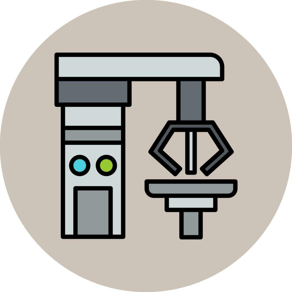 Roboter Chirurgie Vektor Symbol