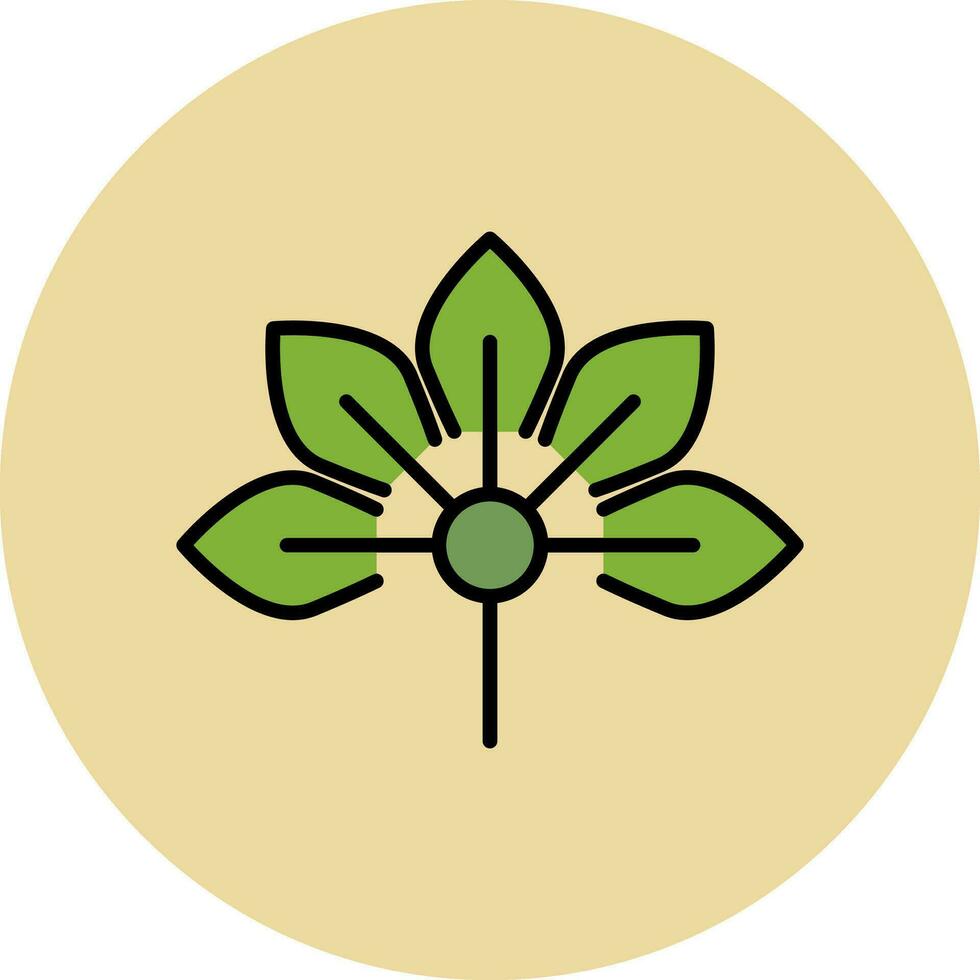 japanisch aralia Vektor Symbol