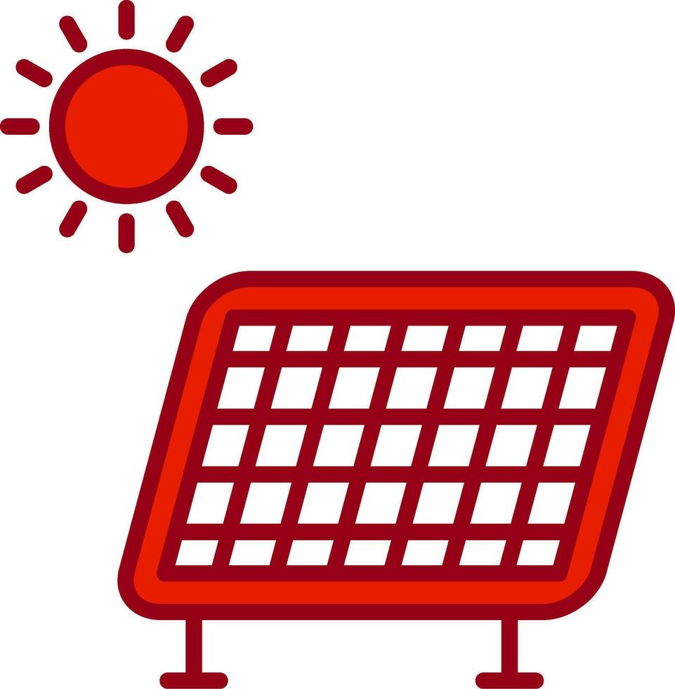 Vektorsymbol für Solarpanel vektor