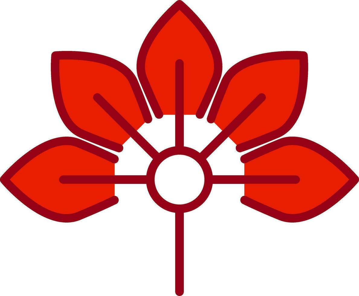 japanisch aralia Vektor Symbol