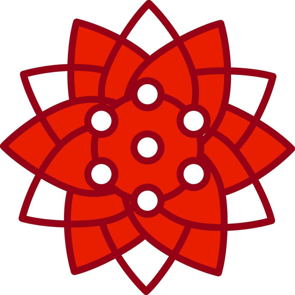 Mexikaner Aster Vektor Symbol