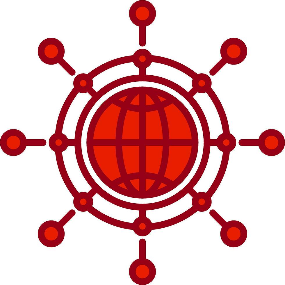 Netzwerk-Vektor-Symbol vektor