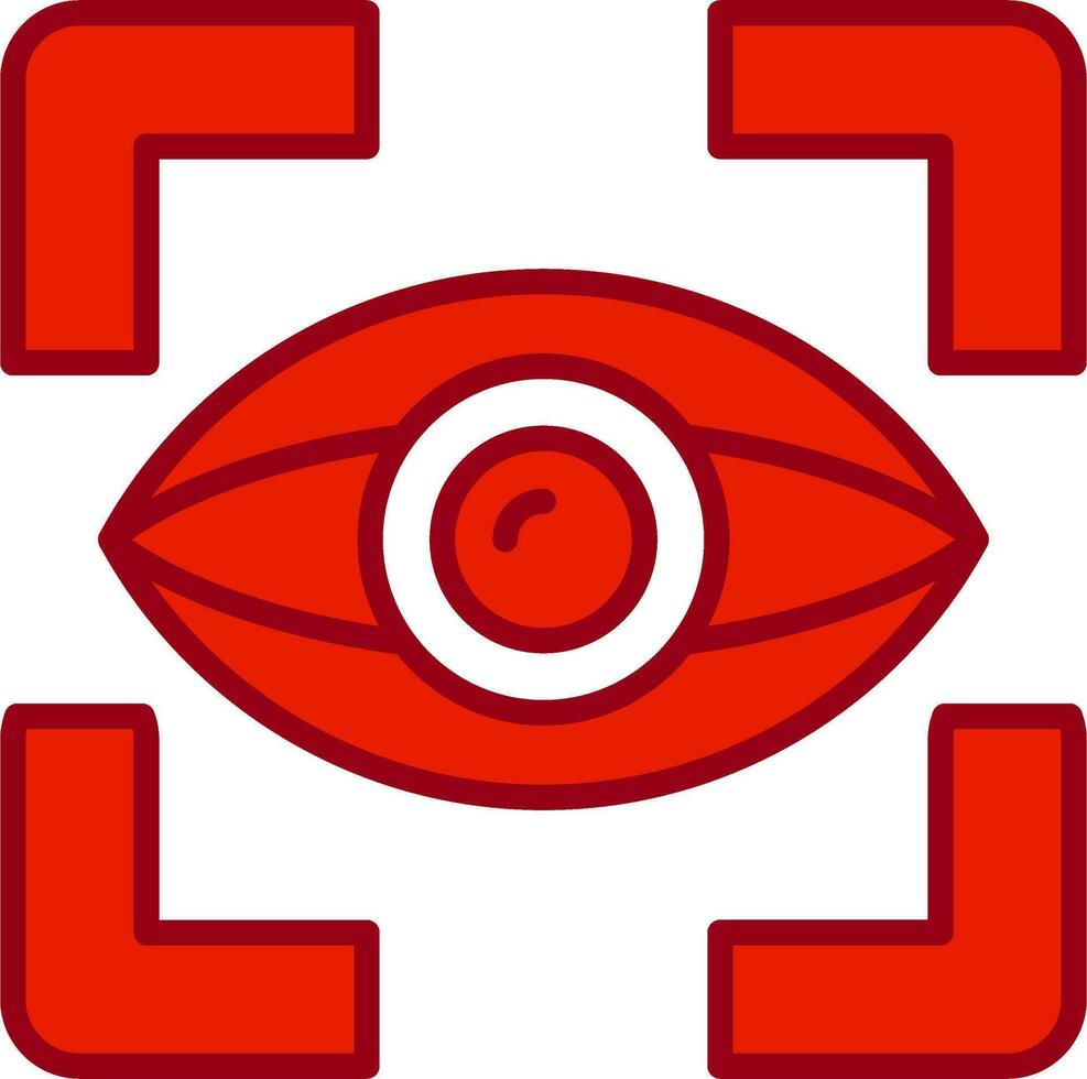 Auge Verfolgung Vektor Symbol