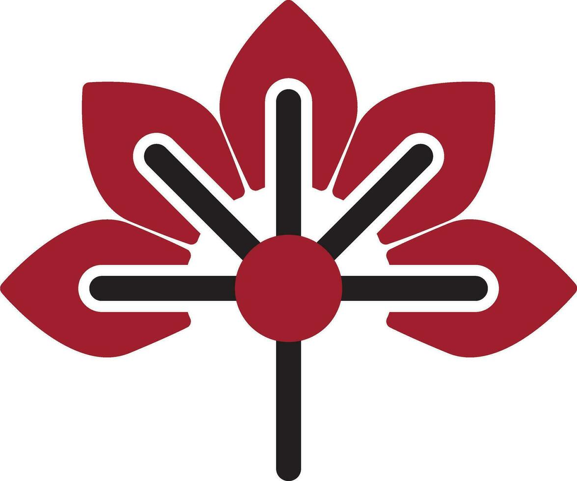 japanisch aralia Vektor Symbol