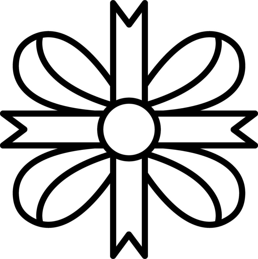 Band Bogen Vektor Symbol