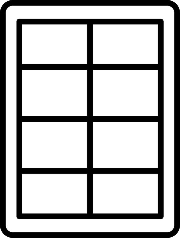 fönster vektor ikon