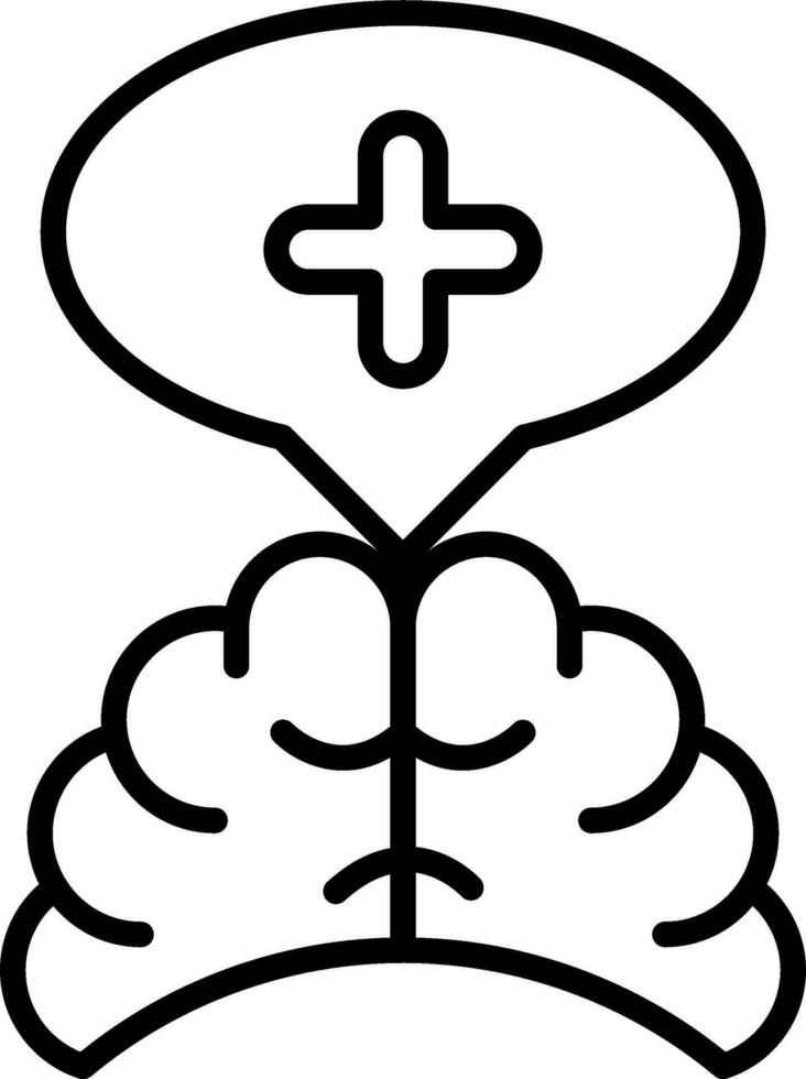 positiv Denken Vektor Symbol