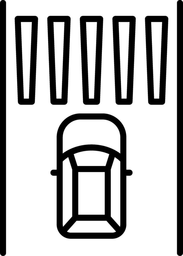 Zebra Kreuzung Vektor Symbol