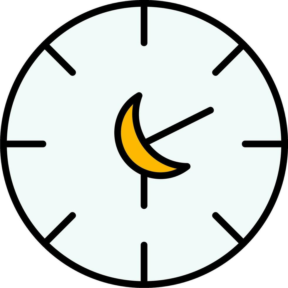 Nachtzeit Vektor Symbol