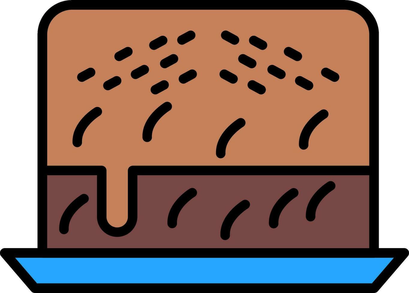 Brownie Vektor Symbol