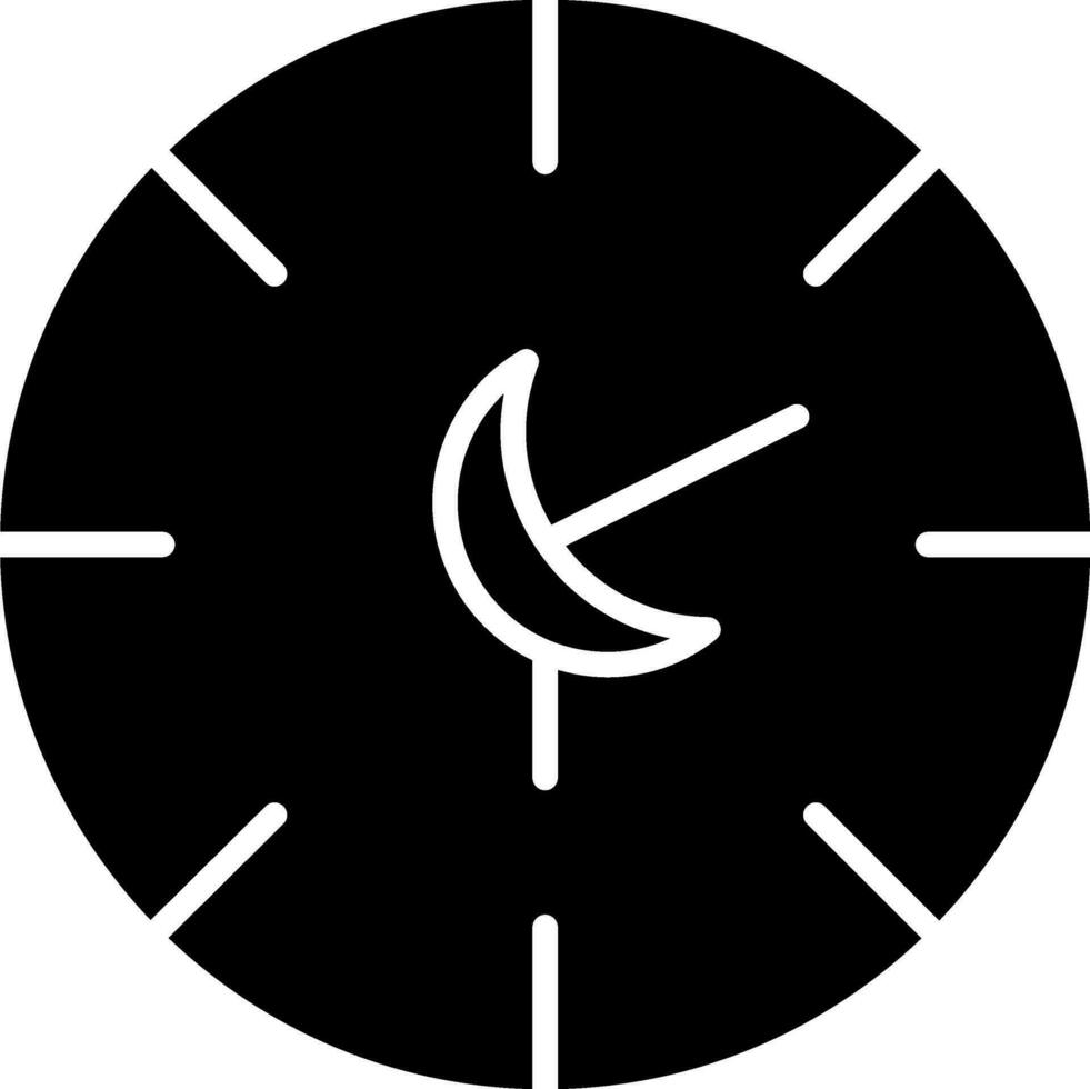 Nachtzeit Vektor Symbol