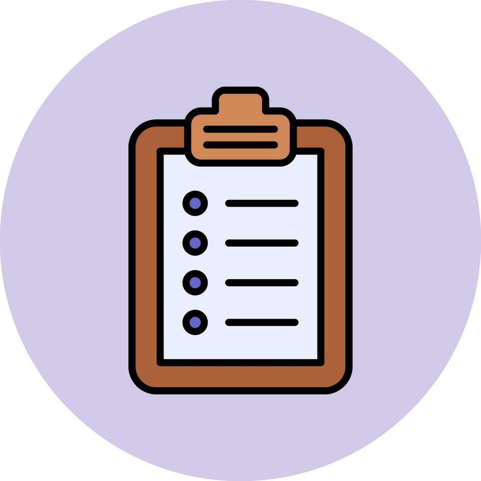 Checkliste Vektor Icon