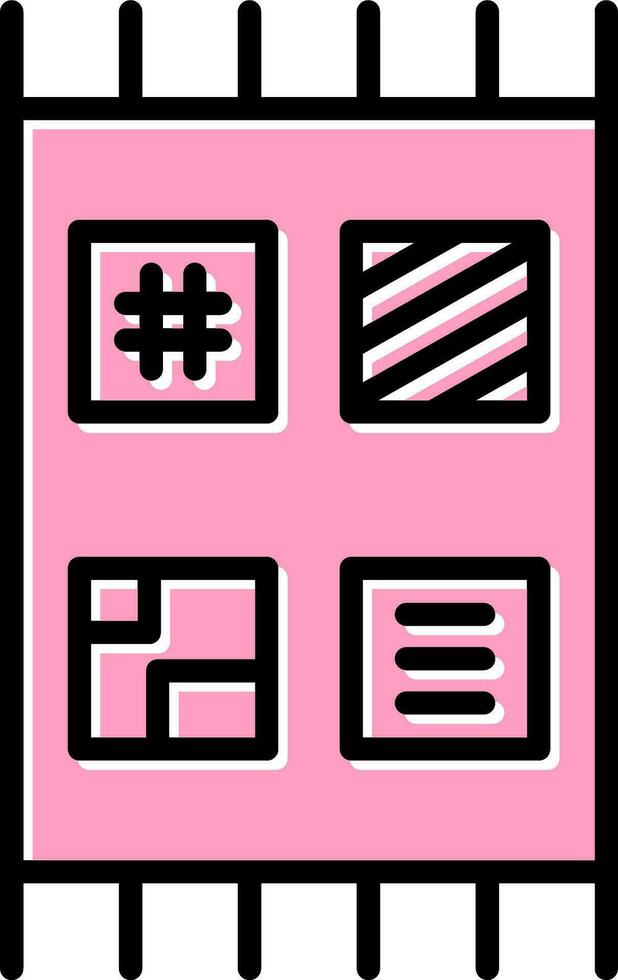 Patchwork Vektor Symbol