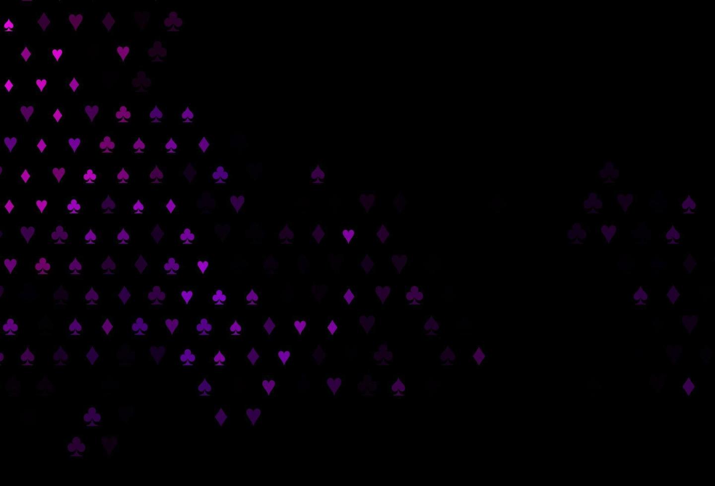 dunkelrosa Vektor-Layout mit Kartenelementen. vektor