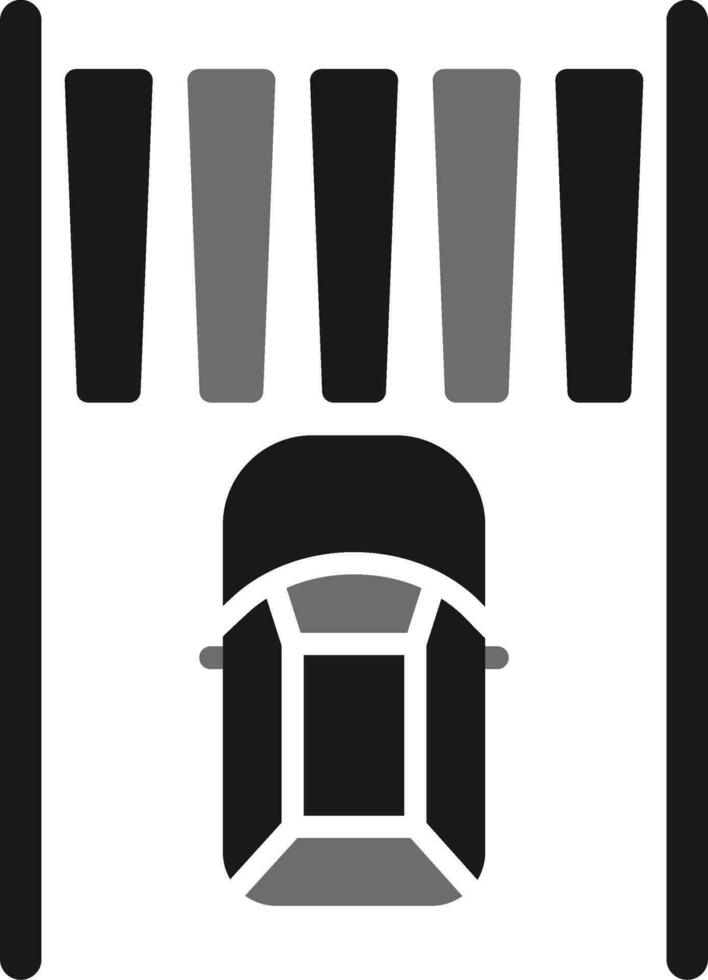Zebra Kreuzung Vektor Symbol